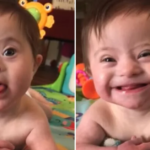 Video of adopted baby with Down syndrome smiling for her new mom goes viral