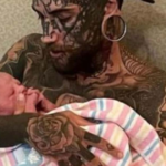 Dad removes full-body tattoos for sake of his young daughter